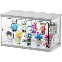 源茜 盲盒收纳展示架泡泡玛特乐高手办展示盒积木娃娃透明亚克力展示柜