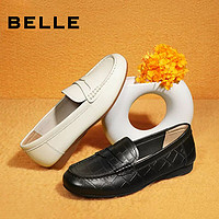 BeLLE 百丽 舒适简约豆豆鞋女实穿平底单鞋B0965CA2