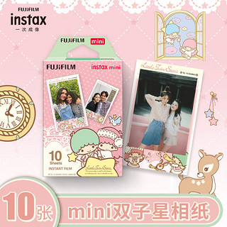 INSTAX FUJIFILM 富士 INSTAX 一次成像相机 MINI相纸 可爱双子星10张