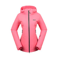 Jack Wolfskin 狼爪 ACTIVE OUTDOOR 女子三合一冲锋衣 5118603-2172 珊瑚粉色 XS