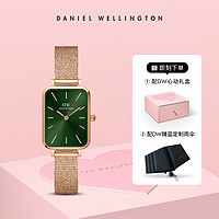 Daniel Wellington 刘宇同款DW 复古希腊麦穗压纹表带小方表 DW手表