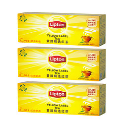 Lipton 立顿 黄牌精选红茶 25包*3盒