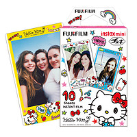 FUJIFILM 富士 86*54mm instax mini相纸 HelloKitty水彩笔手绘 10张/包*1包