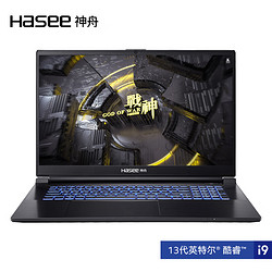 Hasee 神舟 战神 G8R9 17.3英寸游戏本（i9-13900H、16GB、1TB、RTX 4060）