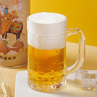 GISBELLE 吉斯波尔 张果老白啤精酿啤酒国潮国风熟啤1L*4大罐1000ml国产啤酒 1L*4罐