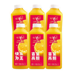 WEICHUAN 味全 果汁每日C橙汁900ml*6瓶