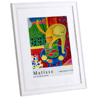 右手边 U型实木相框 白色 50.8*60.9cm