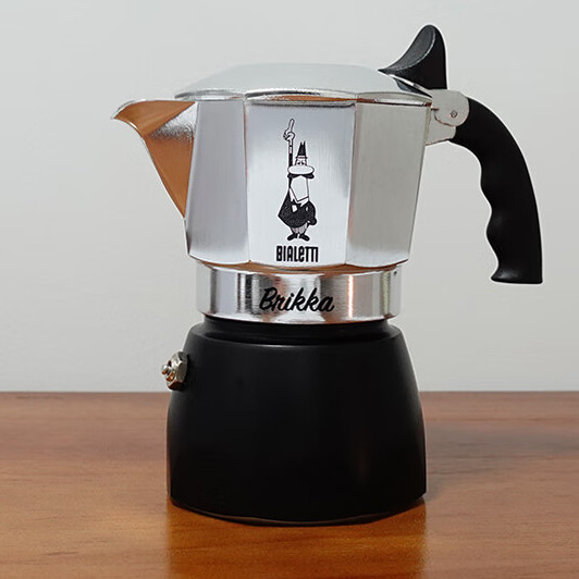 Bialetti 比乐蒂BRIKKA ESPRESSO 双阀摩卡壶2杯份【报价价格评测怎么样