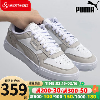 PUMA 彪马 男女同款 基础系列 PUMA Caven Dime 板鞋休闲鞋 384953-04白-黑色-银色 42UK8 384953-11白-浅灰-银色 44UK9.5