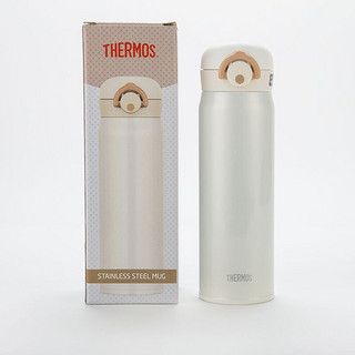 THERMOS 膳魔师 JNR-600+JNR-500 杯具套装 2件套 深咖啡+奶油白