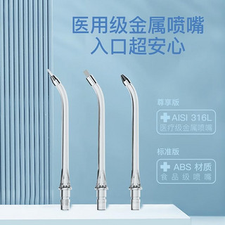 energetic电动冲牙器家用便携式清洁口腔洗牙器水牙线冲洗器洁牙器牙套清洗 尊享版