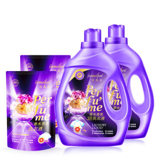 洗衣液24斤整箱10斤桶装香水香味持久整箱批家用促销组合装家庭装