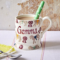 EMMA BRIDGEWATER 手绘陶瓷马克杯 300ml 定制款（6字符以内）