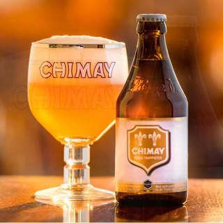 CHIMAY 智美 白帽 修道院三料啤酒 330ml*4瓶 比利时原装进口