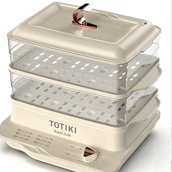 TOTIKI 拓几 HQCC12008 电蒸锅 2层蒸笼 机械款