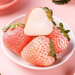 DEARLYBELOVED日本品种 香甜天使AE淡雪粉玉草莓 2盒   约600g