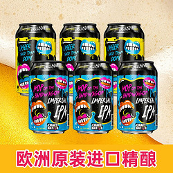 CRAFT NATION 奈炫精酿啤酒 社交IPA+帝国IPA 组合330ml*6瓶装