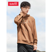 班尼路(Baleno)趣味印花秋季新款棉质圆领卫衣男运动长袖韩版休闲宽松套头衫男装 88031626-68K M
