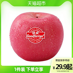 Goodfarmer 佳农 红富士山东烟台苹果一级果10斤装单果重约160-170g生鲜水果