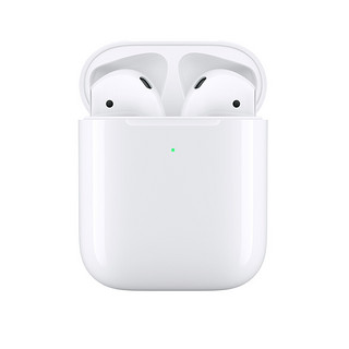 Apple 苹果 AirPods 2 美版 半入耳式真无线蓝牙耳机 无线充电盒 白色