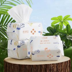 十月结晶 小萌鸡系列 婴儿绵柔巾 加厚珍珠纹款