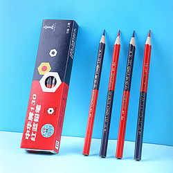CHUNGHWA 中华牌 中华 130 粗六角红蓝铅笔 10支/盒