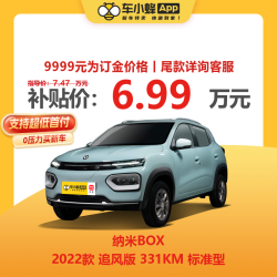 DONGFENG MOTOR 东风汽车 东风EV新能源纳米BOX22款追风版331KM标准型 车小蜂汽车新车订金