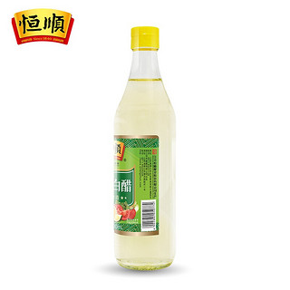 恒顺 酿造白醋500ml 镇江特产凉拌食用白醋 酿造白醋500ml