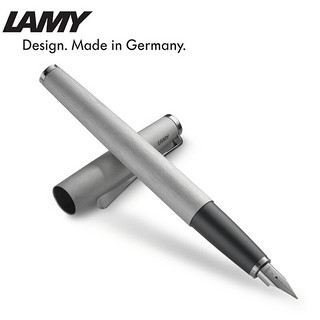 LAMY 凌美 钢笔 Studio演艺系列 磨砂银色 0.5mm 单支装