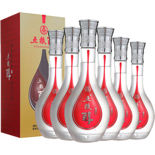 WULIANGYE 五粮液 股份 五粮醇 浓香型白酒纯粮食酒  50度 臻选6 500ml*6瓶装