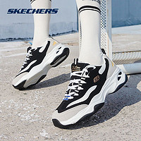 抖音超值购：SKECHERS 斯凯奇 官方女鞋复古潮流厚底增高运动鞋休闲老爹鞋熊猫鞋896122