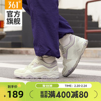 361° 芋泥361女鞋运动鞋2023春季新款鞋子面包鞋滑板鞋休闲情侣板鞋男