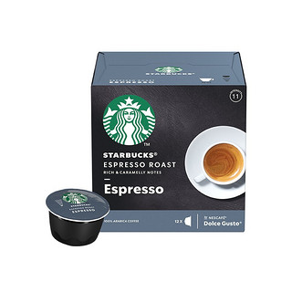 STARBUCKS 星巴克 多趣酷思 胶囊咖啡 意式浓缩意式咖啡胶囊 12颗装