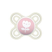 MAM 美安萌 MAM Perfect系列 701436 安抚奶嘴 日用款 粉色小花 0-2月