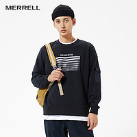 抖音超值购：MERRELL 迈乐 男女户外休闲卫衣印花时尚简约长袖圆领上衣