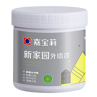 CARPOLY 嘉宝莉 新家园外墙防水防晒乳胶漆 5kg象牙黄色面漆