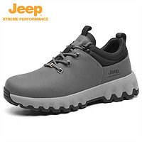 抖音超值购：Jeep 吉普 2023秋冬季新款户外马丁靴英伦风工装靴低帮情侣鞋91271
