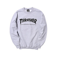 THRASHER 男女款圆领卫衣 THRAMH016 灰色 S