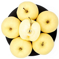 抖音超值购、移动端：水果 自然搭档 山东奶油富士黄苹果净重4.5-5斤果脆甜可口