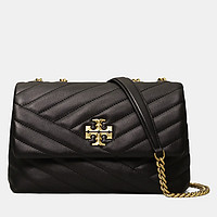 超值黑五：TORY BURCH Kira Chevron 女士斜挎包 黑色