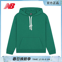 抖音超值购：new balance 官方春季时尚运动男款休闲百搭针织连帽卫衣AMT23511