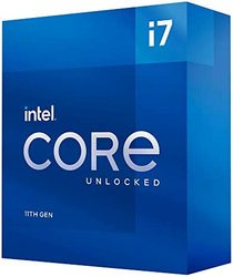 intel 英特尔 Core i7-11700K 台式机处理器 8 核高达 5.0 GHz