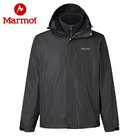 Marmot 土拨鼠 男款户外三合一冲锋衣 V41490