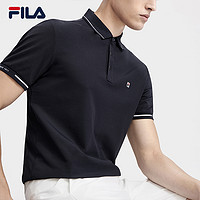 FILA 斐乐 官方短袖POLO衫男2023夏季新款透气翻领商务休闲短袖T恤