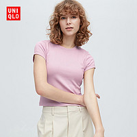 抖音超值购：UNIQLO 优衣库 455762 女士圆领短袖T恤