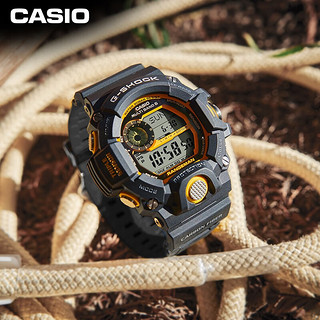 CASIO 卡西欧 G-SHOCK 陆地系列 53.5毫米太阳能电波腕表 GW-9400Y-1