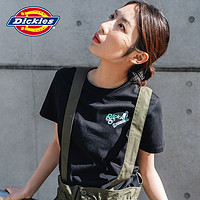 抖音超值购：Dickies 帝客 女子休闲运动短袖T恤DK008827B781/BLK1/CLB1