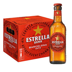 星达露 地中海拉格啤酒整箱 250ml*12瓶 西班牙原瓶进口