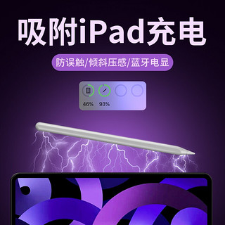 WIWU ipad电容笔磁吸充苹果平板pro触控手写笔Air2021mini6pencil一二代
