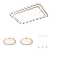 Panasonic 松下 悦之韵系列 客厅吸顶灯+餐厅灯+圆卧灯*2